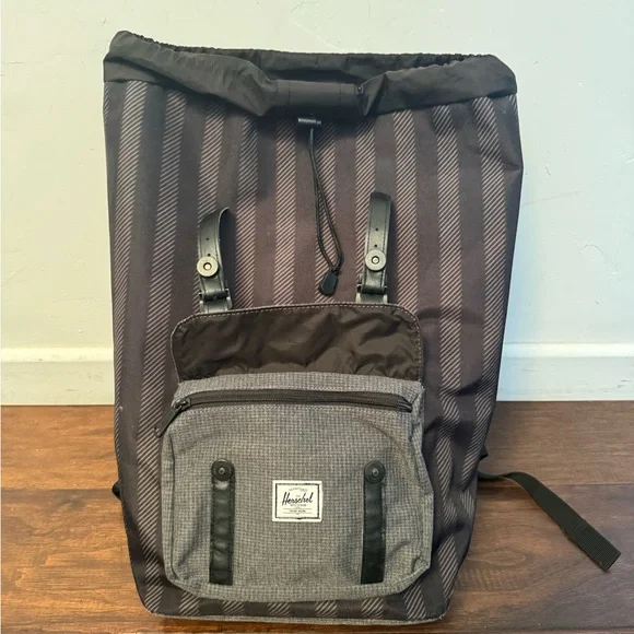 Herschel Supply Company Black and Gray Backpack - Picture 3 of 8